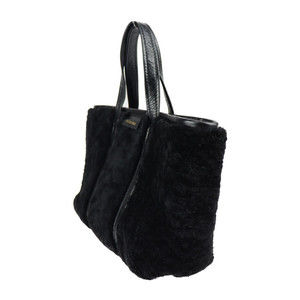 Balenciaga Black Barbes Mouton